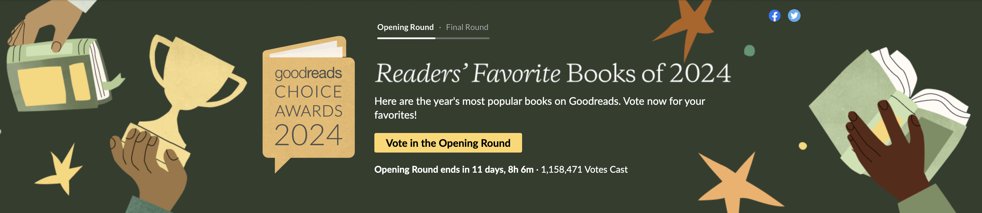 Goodreads Choice Awards 2024 – Reaction and Plans